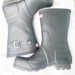 Hunter boots black